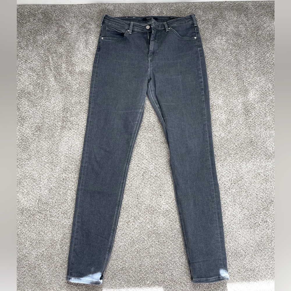 Maison Scotch & Soda Grey Haut High Rise Skinny Jeans